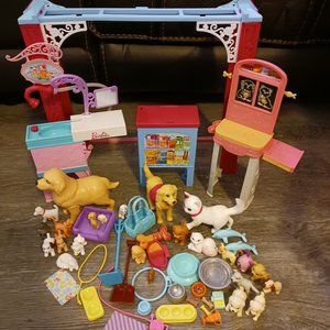 Huge Barbie Doll Pets Lot with Accessories Super Cute!